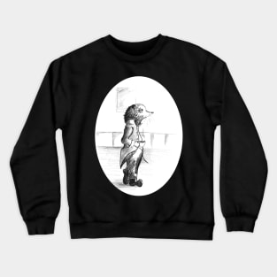 Ink sketch of mole - vintage children's book inspired designs Crewneck Sweatshirt